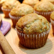 Applesauce Banana Muffins