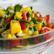 Fresh Pineapple and Mango Salsa