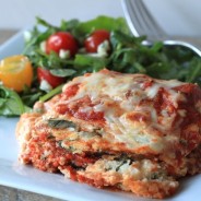 Eggplant Red Pepper Lasagna