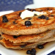 Blueberry Buckwheat Pancakes