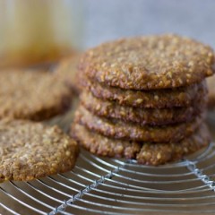 Sunflower-Sesame Molasses Cookies