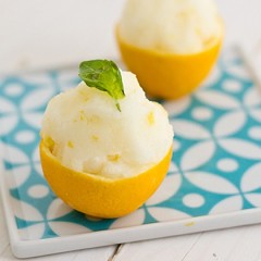 Vegan Lemon Sherbet