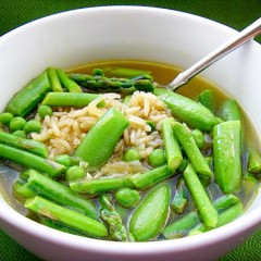 Spring Minestrone with Brown Rice